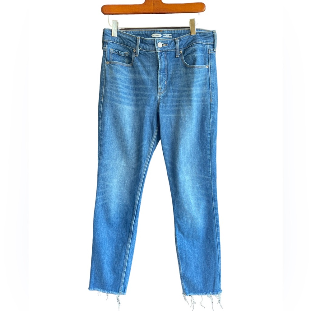 SALE Old Navy Power Straight High Rise Secret Slim Pockets Jeans size 8